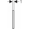 Кнопка смыва GEBERIT SIGMA 50 116.026.QD.1 черный